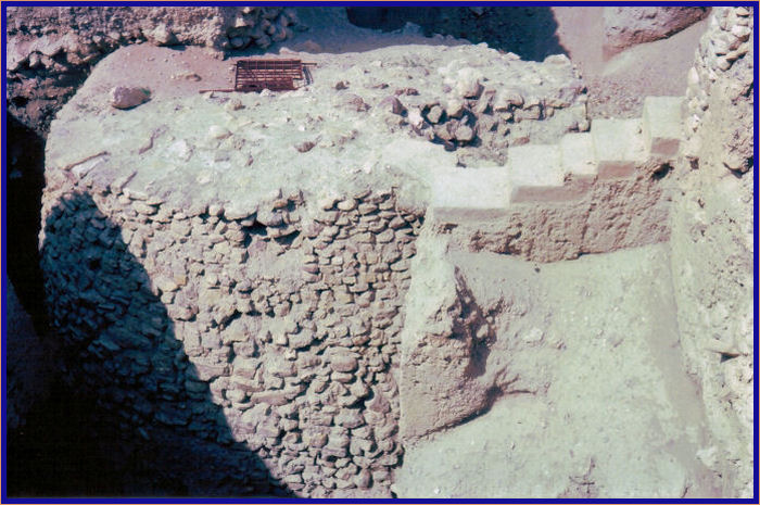 Ancient stone tower in Jericho